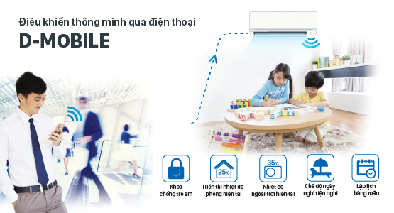 Máy lạnh Daikin kết nối wifi