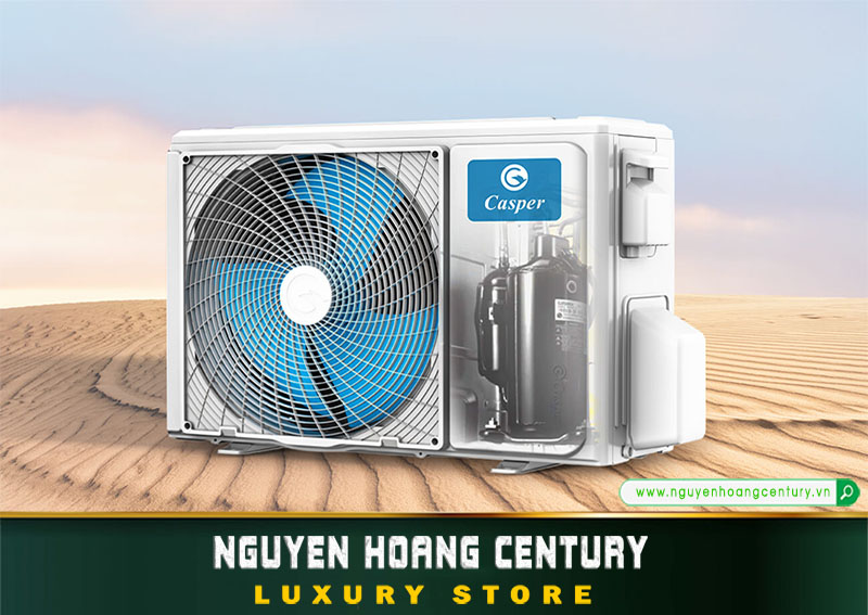 Máy lạnh Casper Inverter TC-09IS35 công suất 1 HP dàn nóng mạ vàng