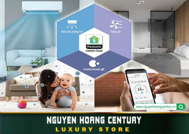 Máy lạnh Panasonic CU/CS-N9WKH-8 công suất 1 HP  kháng khuẩn nano