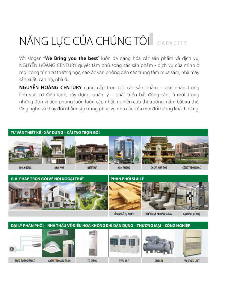 Năng lực  Nguyễn Hoàng Century | Giới thiệu
