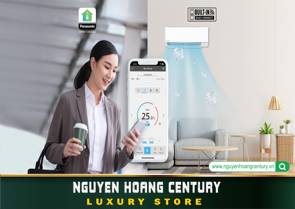 Máy lạnh Panasonic CU/CS-RU9AKH-8 (1.0 HP - 1.0 Ngựa) Inverter AI