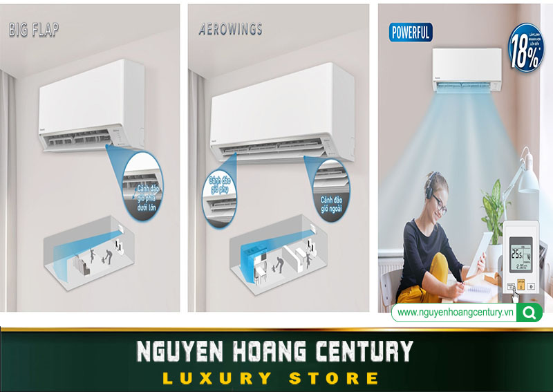 Máy lạnh Panasonic CU/CS-RU9AKH-8 (1.0 HP - 1.0 Ngựa) Inverter viền cong