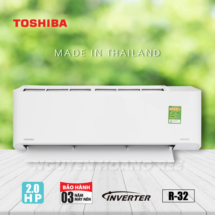 Máy lạnh Toshiba Inverter RAS-H18C3KCVG Model mới - Gas R32 