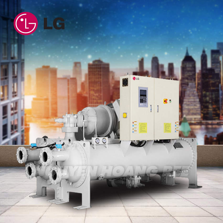  Chiller LG loại trục vít giải nhiệt nước