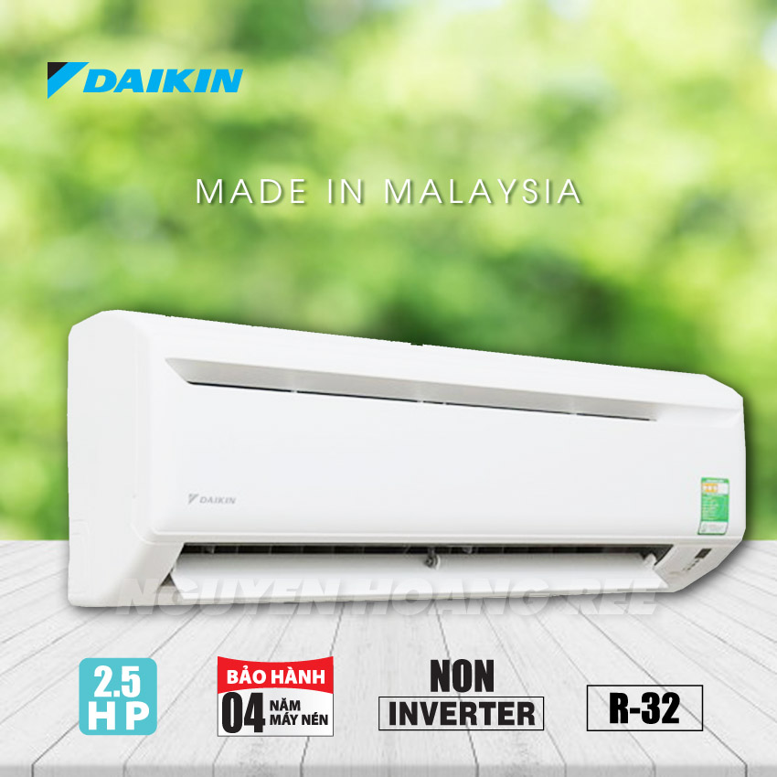 Máy lạnh 2.5HP Daikin FTV60BXV1V Non Inverter - Malaysia