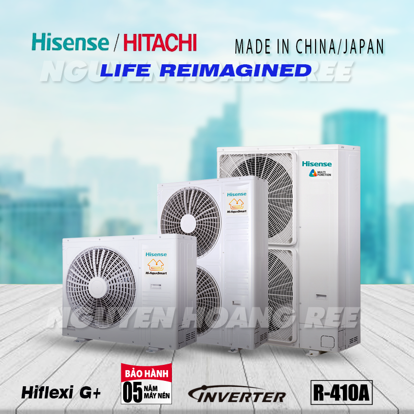 Hệ thống VRF Hisense Hitachi