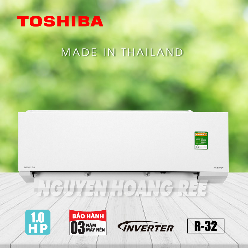 Máy lạnh Toshiba RAS-H10E2KCVG-V Inverter 1 HP  - giá tốt nhất thị trường, có trả góp 