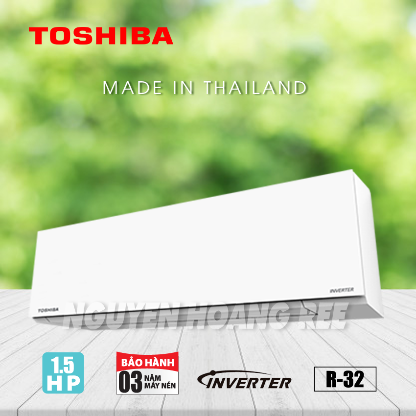 Máy lạnh Toshiba RAS-H13E2KCVG-V Inverter 1,5 HP  - giá tốt nhất thị trường, có trả góp 