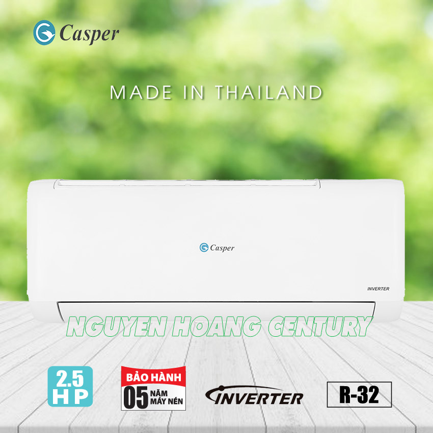 Máy lạnh Casper Inverter 2.5 HP TC-24IS35 | Model 2023, có trả góp 0%