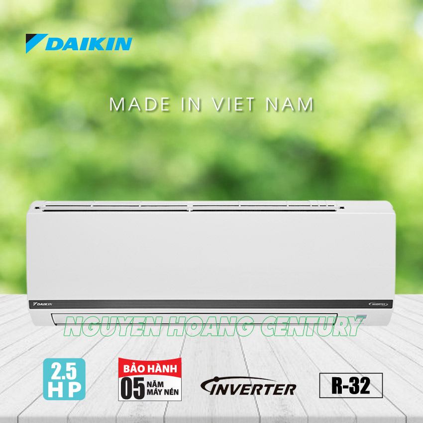 Máy lạnh Daikin Inverter FTKB60XVMV công suất 2.5 HP - có bán trả góp