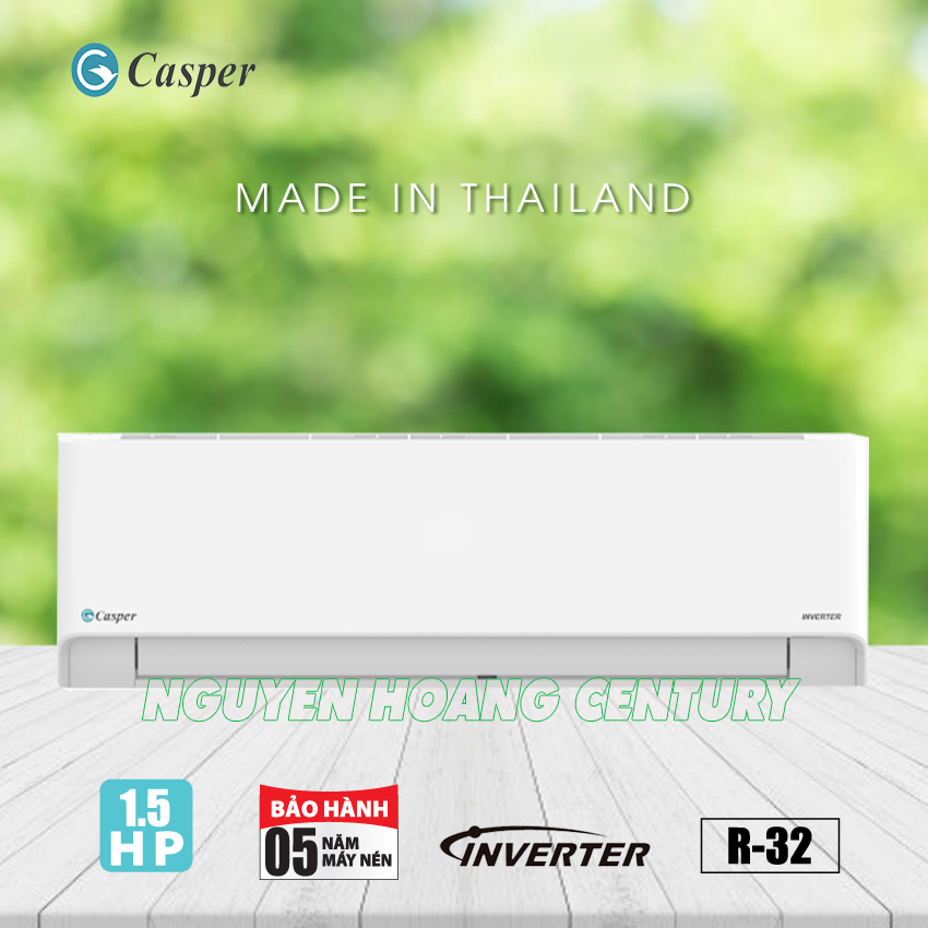 Máy lạnh Casper Inverter 1.5 HP HC-12IA33, có trả góp 0%