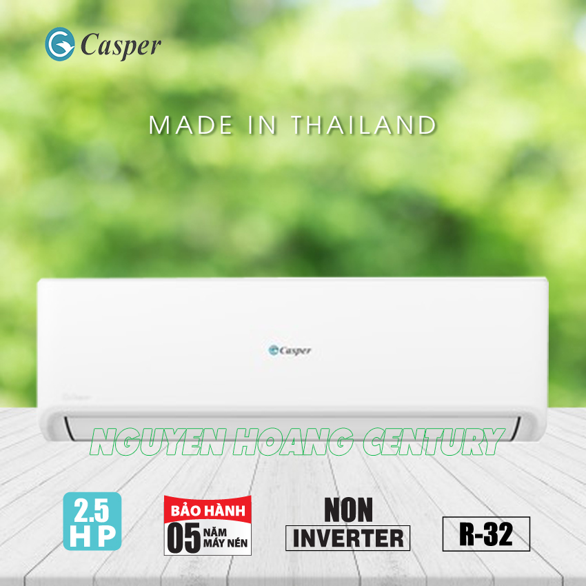 Máy lạnh Casper 2.5 HP SC-24FS32 |  Non Inverter, có trả góp 0%