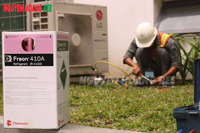 Sạc gas cho máy lạnh