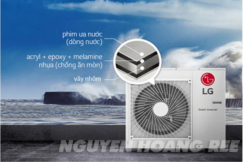 Dàn nóng LG chống ăn mòn bền bỉ