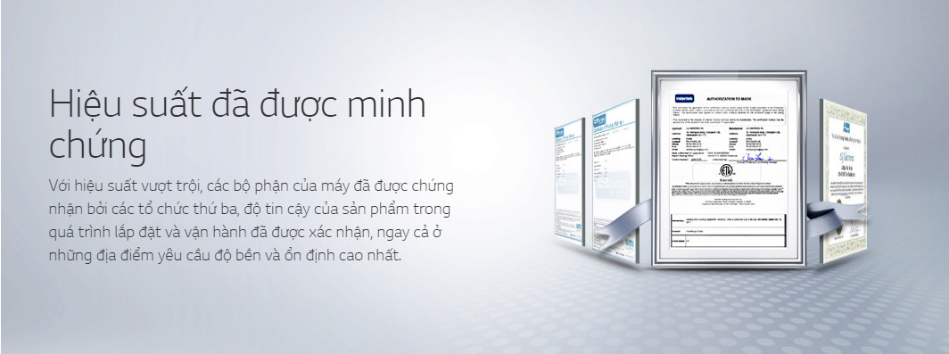 Máy lạnh trung tâm Chiller LG loại xoắn ốc