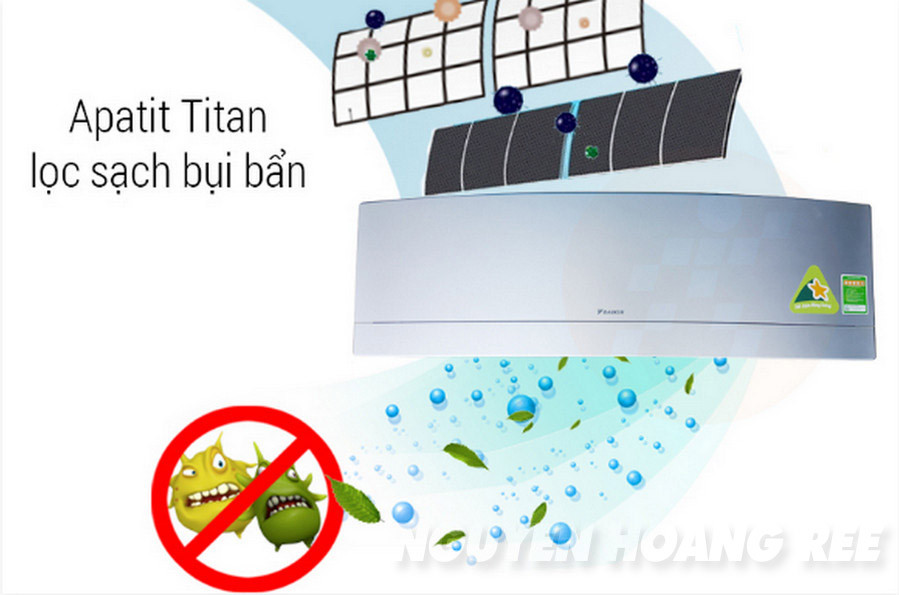 Máy lạnh Daikin FTKJ25NVMVS 1.0 HP Khử mùi 