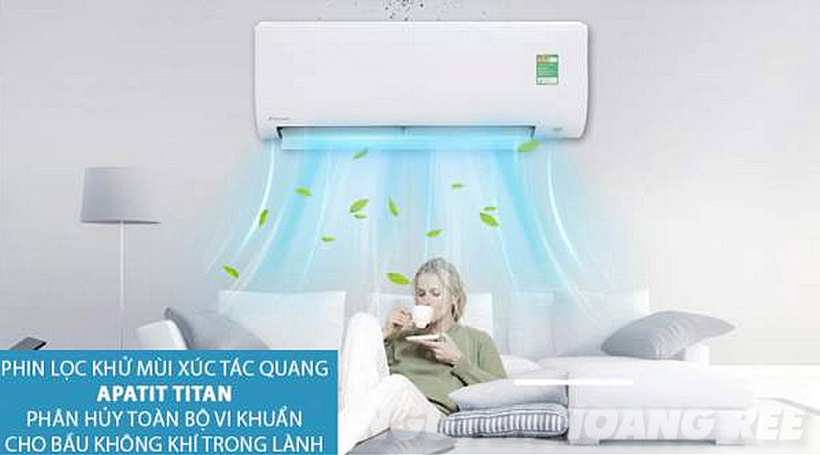 Máy lạnh Daikin FTF25UV1V/RF25UV1Vcông suất 1.0HP khử mùi