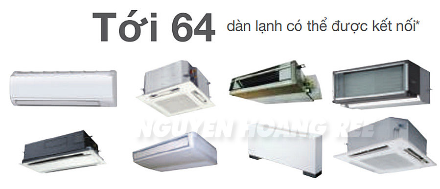 Hệ thống máy lạnh trung tâm Panasonic FSV EX Series M2 kết nối 64 dàn lạnh