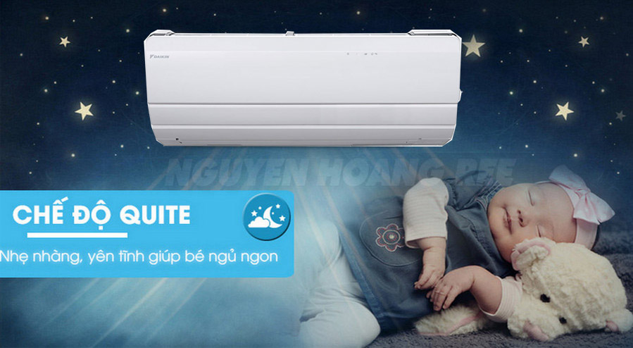 máy lạnh Daikin FTXZ25NVMV 1.0 HP  vận hành êm ái