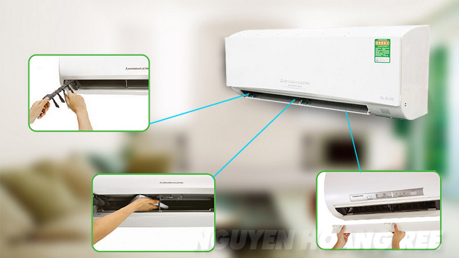 Máy lạnh Mitsubishi Electric MSY-HP25VF dễ tháo lắp vệ sinh