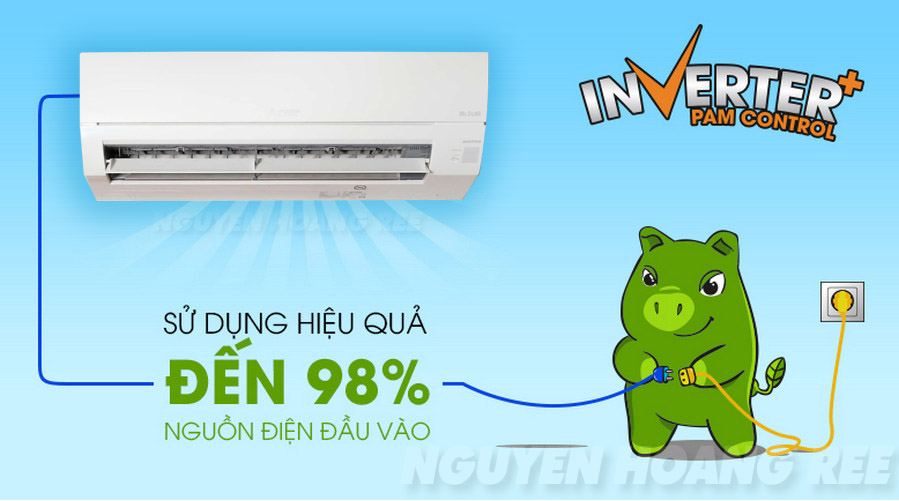 Máy lạnh Mitsubishi Electric Inverter MSY-JP35VF 1.5 HP  tiết kiệm điện thông minh