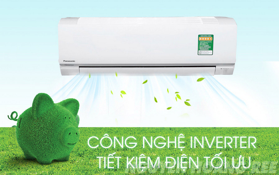 Máy lạnh Panasonic Inverter 1 HP CU/CS-PU12SKH-8 tiết kiệm điện inverter