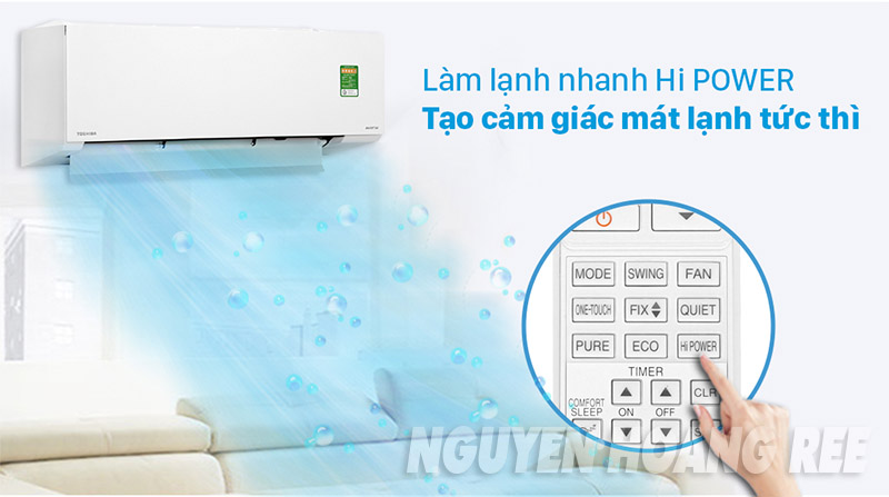 Máy lạnh Toshiba RAS-H24E2KCVG-V inverter 2.5 HP