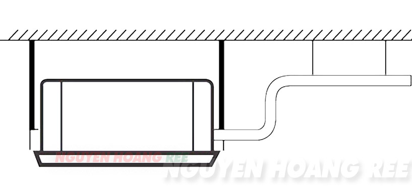 mÁY LẠNH Cassette âm trần toshiba inveter 1,5HP có bơm nước