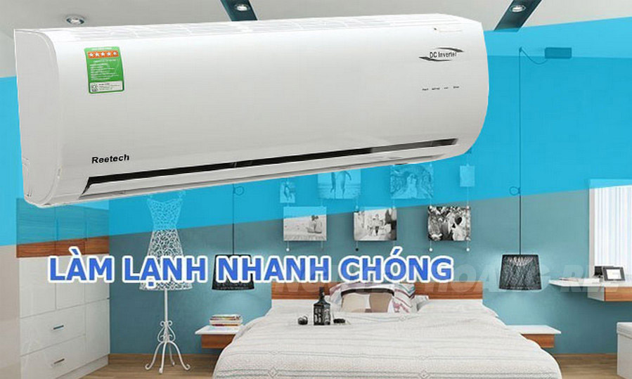 Máy lạnh Reetech 2HP Inveter RTV18-BF-A làm lạnh nhanh