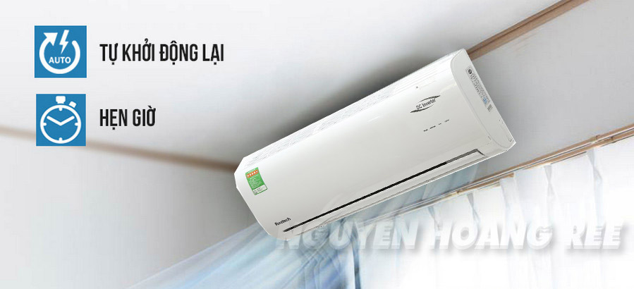 Máy lạnh Reetech 2HP Inveter RTV18-BF-A  tự khởi động lại