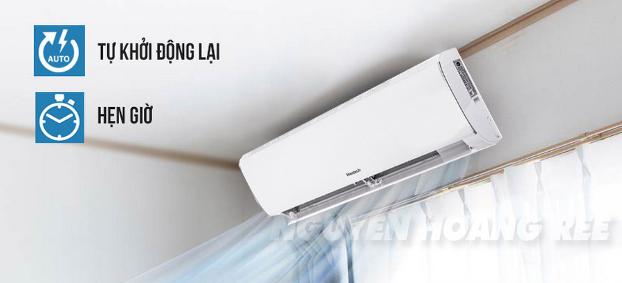 Máy lạnh Reetech 1.0HP RT9-BF-A tự khởi động lại