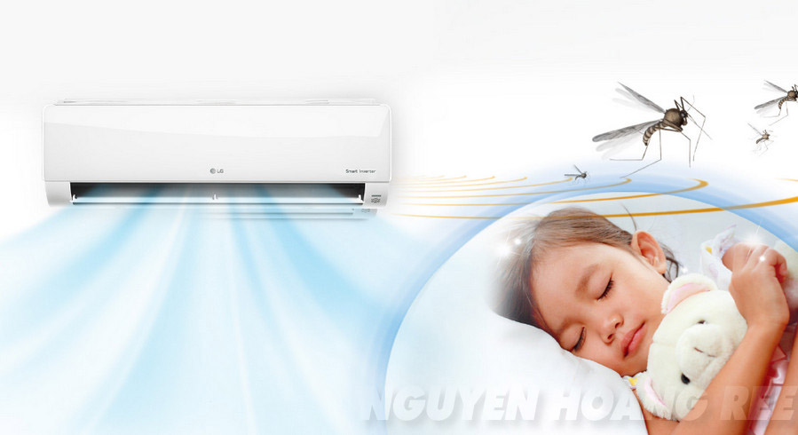 máy lạnh LG Smart Inverter V10APR 1.0HP  đuỗi muỗi